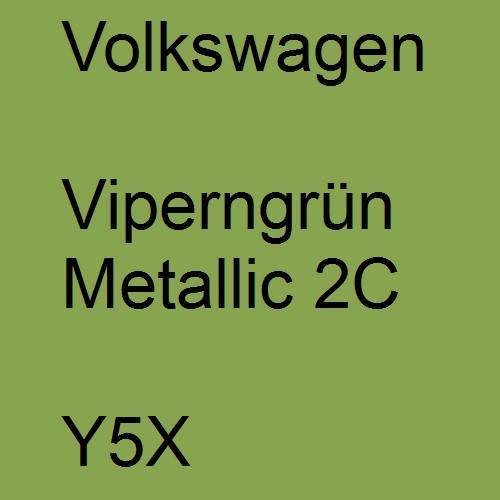 Volkswagen, Viperngrün Metallic 2C, Y5X.